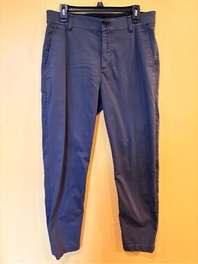 NIKE Golf Pants Mens 32 x 32 DRI-Fit Reg Fit Chino Orange Tab Sticky Waist
